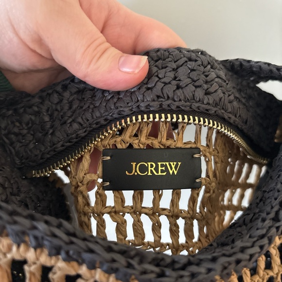 NWT J. Crew Paros Open Weave Women's Bag - Picture 3 of 5